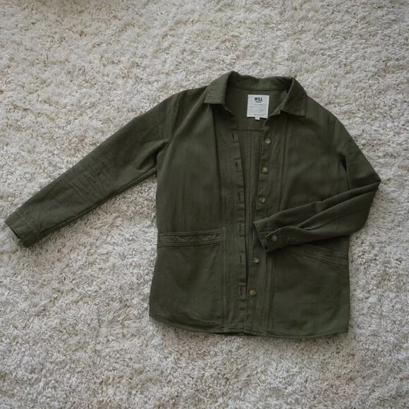 Sezane Olive Green Jacket - Picture 2 of 5